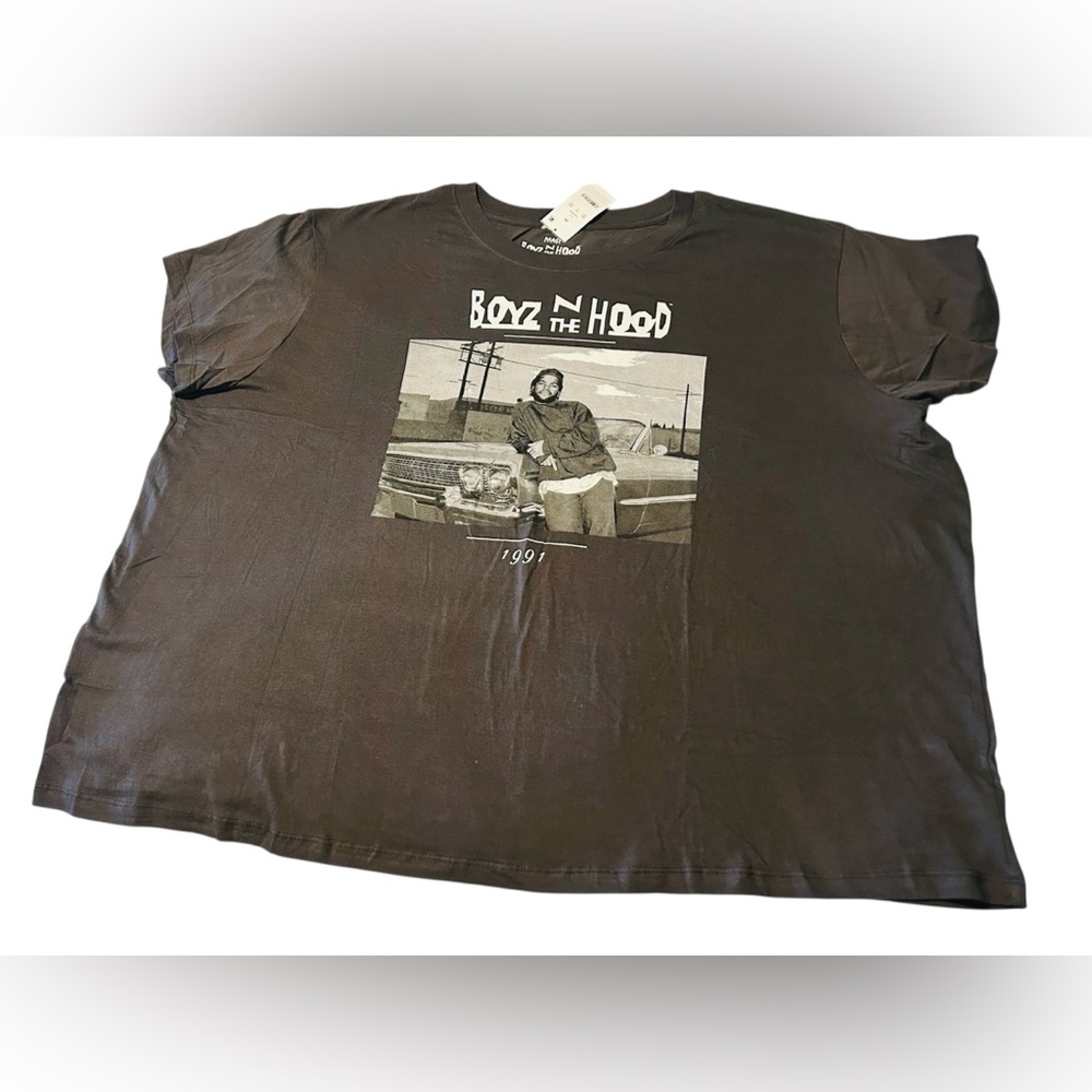 MAD Engine Gray Short Sleeve Tee Vintage Graphic